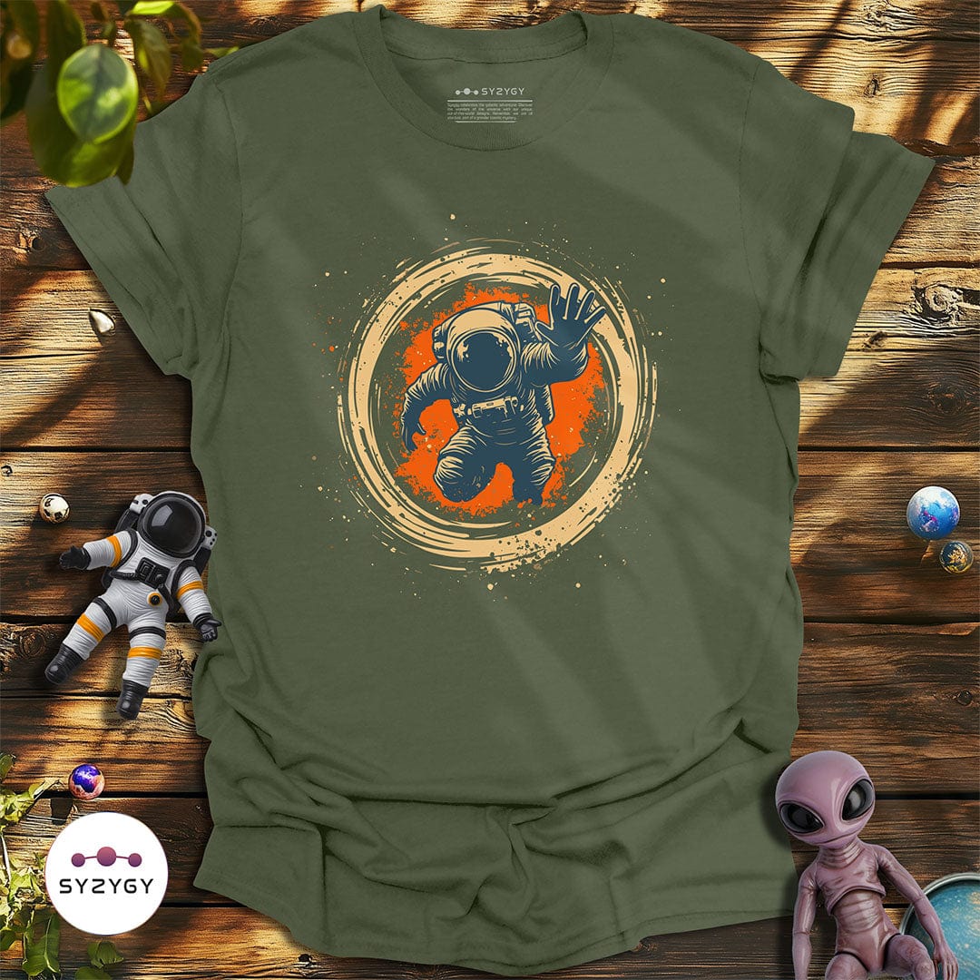 Syzygy Supply T-Shirt Military Green / S Gravity Grip T-shirt Space Aliens UFO Apparel