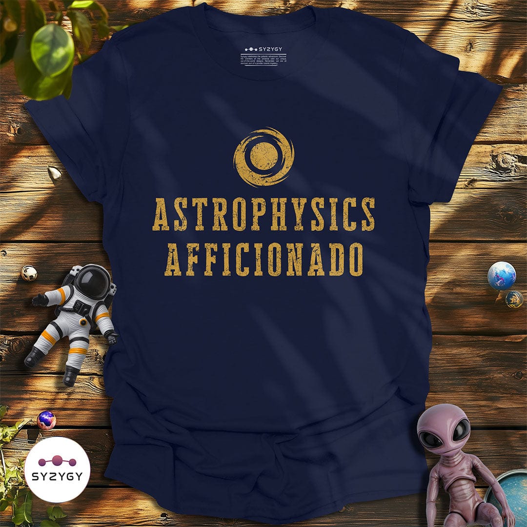 Syzygy Supply T-Shirt Navy / S Astrophysics Afficionado T-shirt Space Aliens UFO Apparel