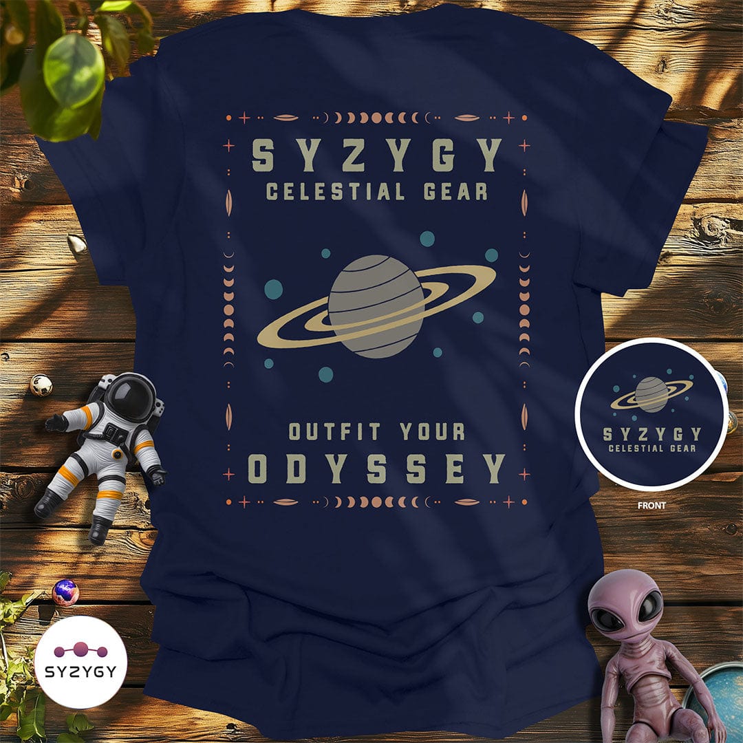 Syzygy Supply T-Shirt Navy / S Celestial Gear T-shirt Space Aliens UFO Apparel