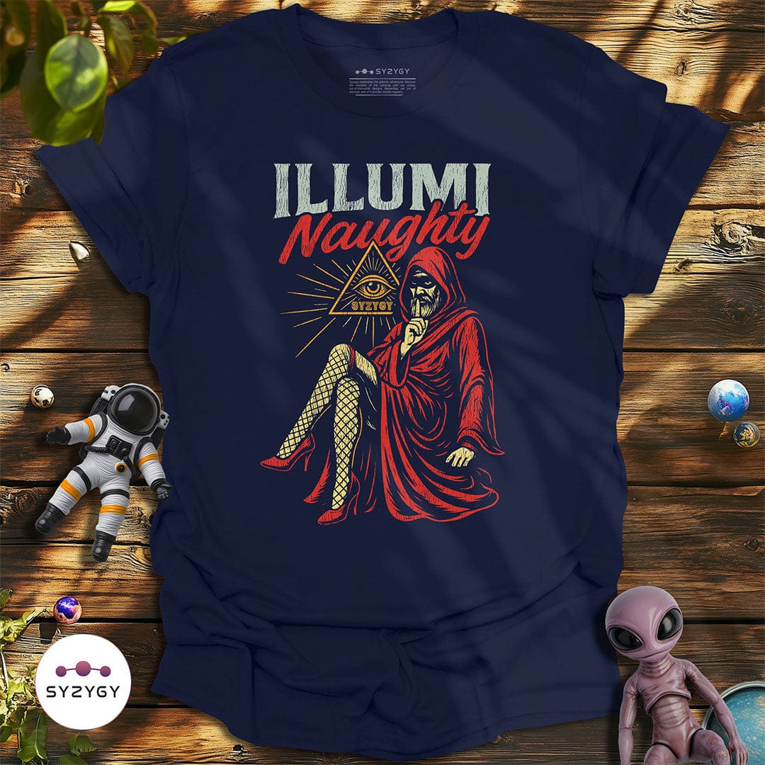 Syzygy Supply T-Shirt Navy / S Illuminaughty T-shirt Space Aliens UFO Apparel