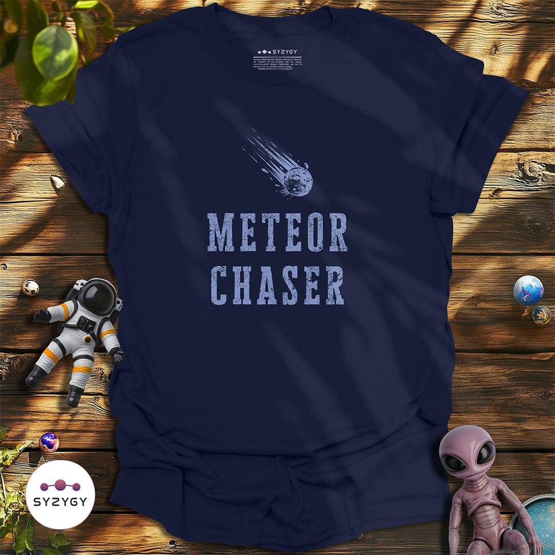 Syzygy Supply T-Shirt Navy / S Meteor Chaser T-shirt Space Aliens UFO Apparel