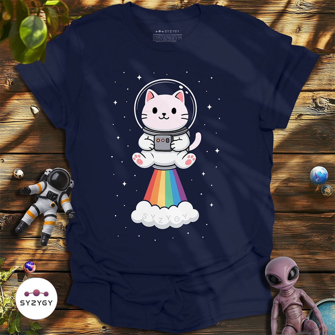 Syzygy Supply T-Shirt Navy / S Nebula Nyan T-shirt Space Aliens UFO Apparel