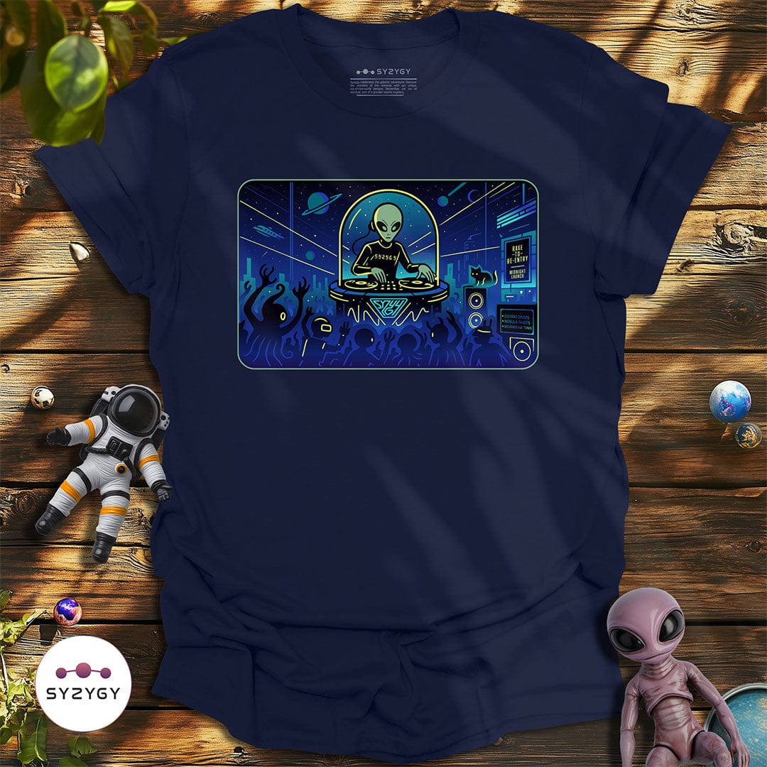 Syzygy Supply T-Shirt Navy / S Nebular Nightlife T-shirt Space Aliens UFO Apparel