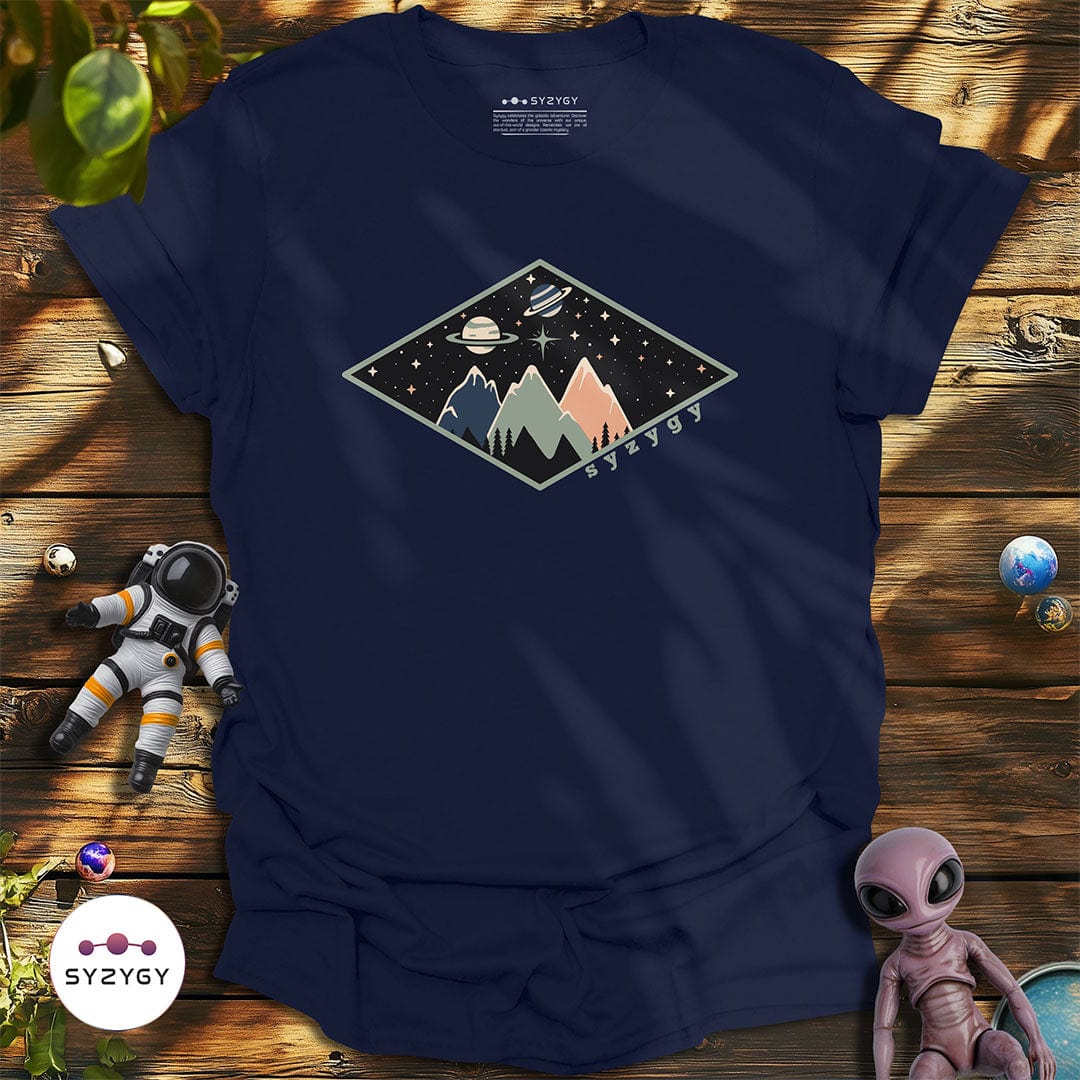Syzygy Supply T-Shirt Navy / S Starry Skies T-shirt Space Aliens UFO Apparel