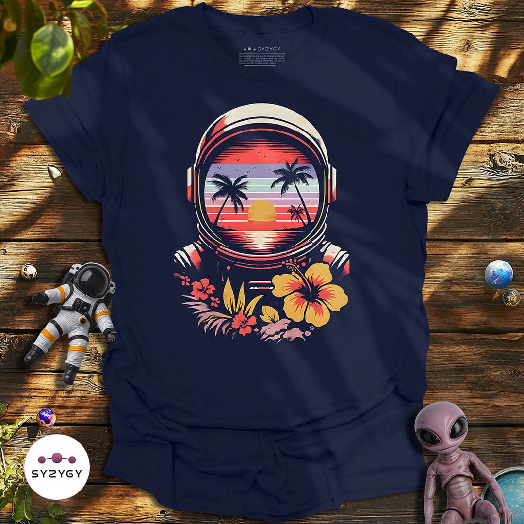 Syzygy Supply T-Shirt Navy / S Stellar Shores T-shirt Space Aliens UFO Apparel