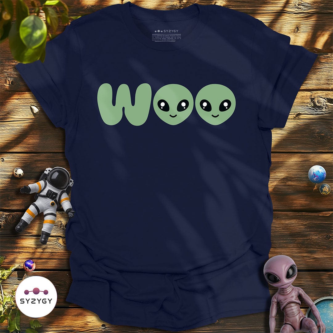 Syzygy Supply T-Shirt Navy / S Woo T-shirt Space Aliens UFO Apparel
