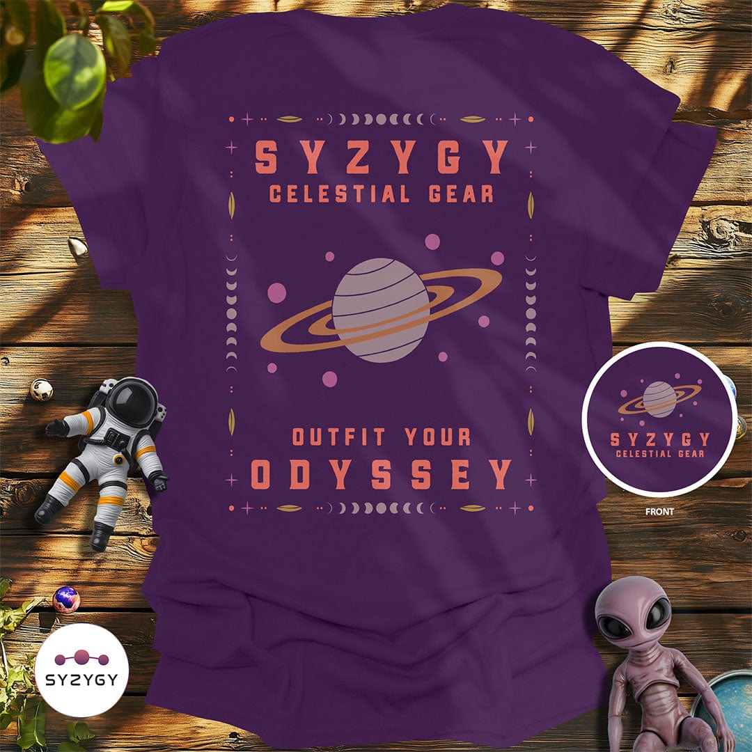 Syzygy Supply T-Shirt Purple / S Celestial Gear T-shirt Space Aliens UFO Apparel