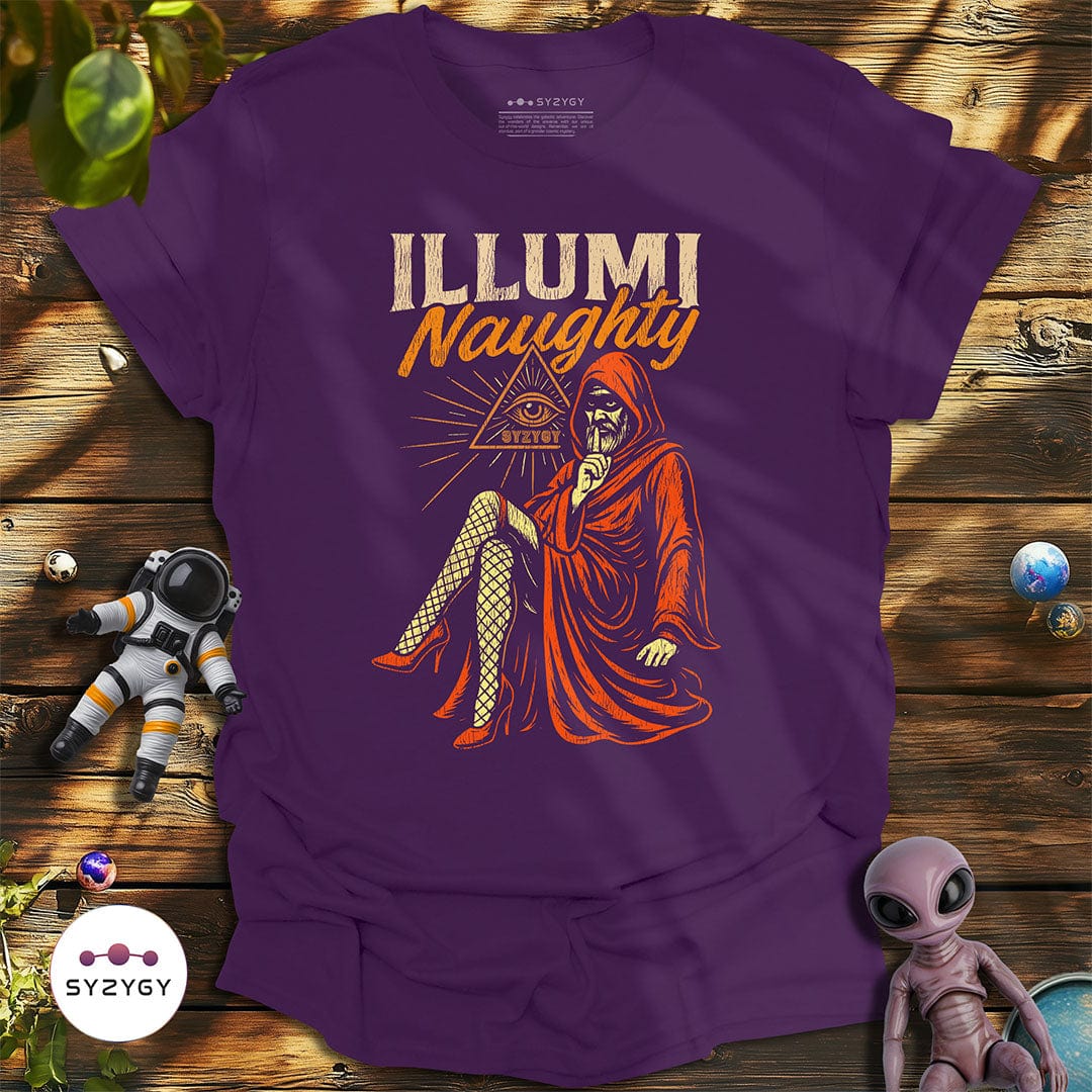 Syzygy Supply T-Shirt Purple / S Illuminaughty T-shirt Space Aliens UFO Apparel