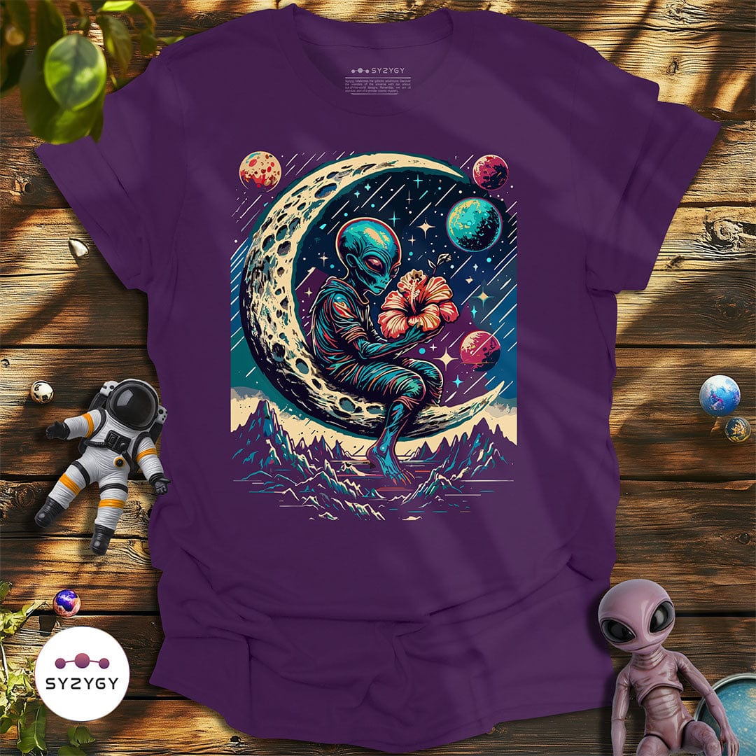 Syzygy Supply T-Shirt Purple / S Lunar Bloom T-shirt Space Aliens UFO Apparel