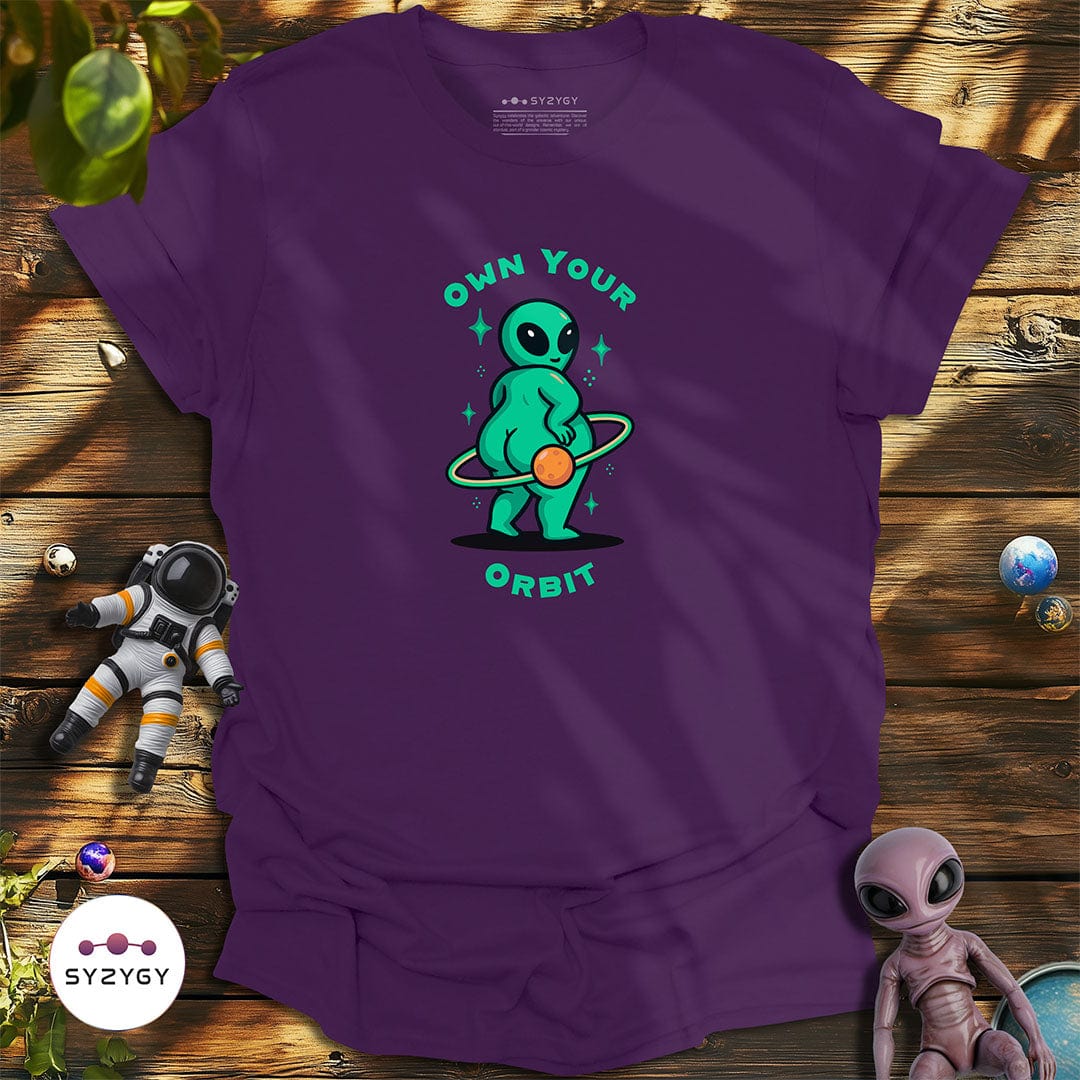 Syzygy Supply T-Shirt Purple / S Own Your Orbit T-shirt Space Aliens UFO Apparel