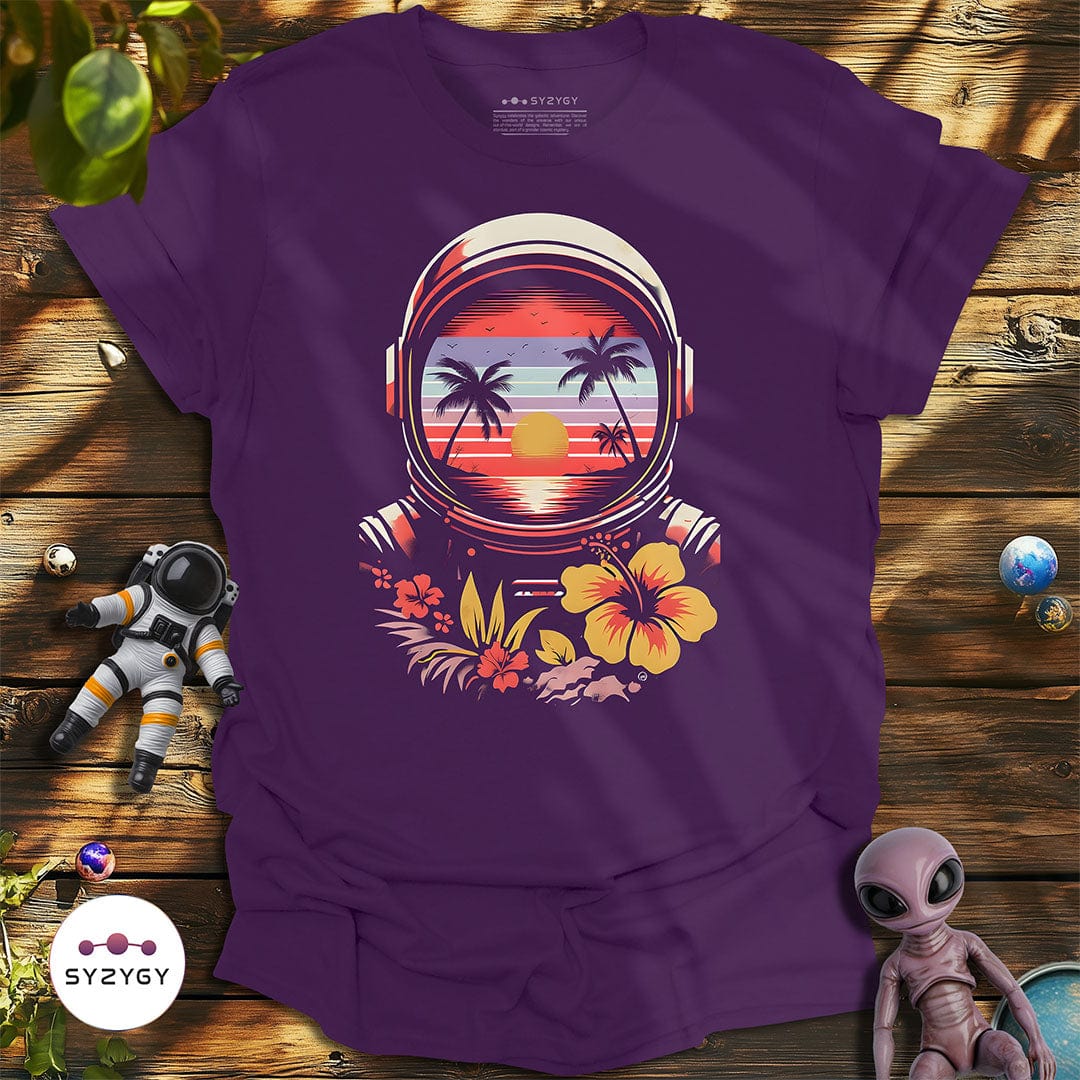 Syzygy Supply T-Shirt Purple / S Stellar Shores T-shirt Space Aliens UFO Apparel