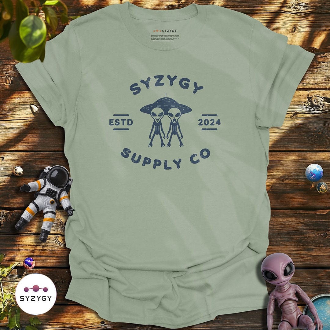 Syzygy Supply T-Shirt Sage / S Alien Rendezvous T-shirt Space Aliens UFO Apparel