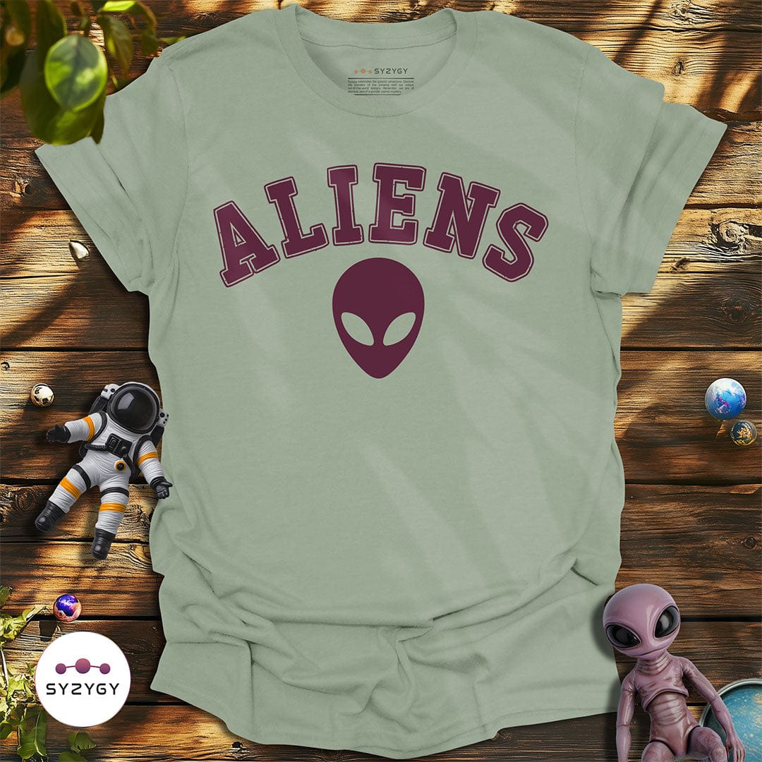 Syzygy Supply T-Shirt Sage / S Aliens T-shirt Space Aliens UFO Apparel