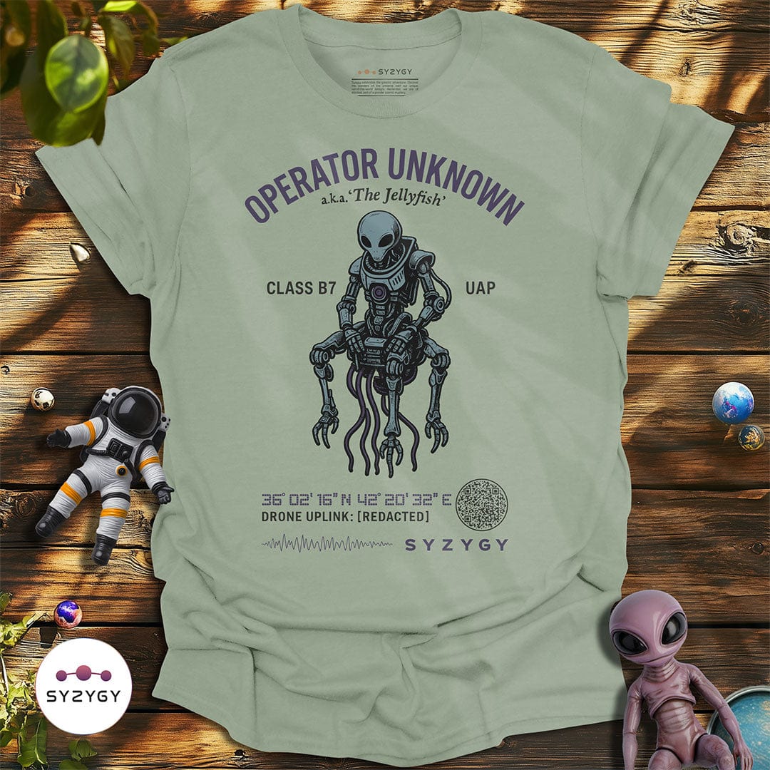 Syzygy Supply T-Shirt Sage / S Operator Unknown T-shirt Space Aliens UFO Apparel
