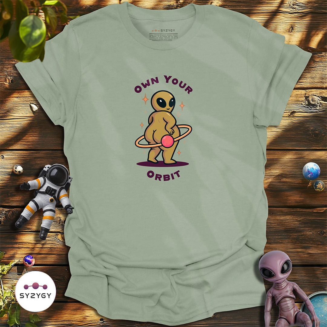 Syzygy Supply T-Shirt Sage / S Own Your Orbit T-shirt Space Aliens UFO Apparel