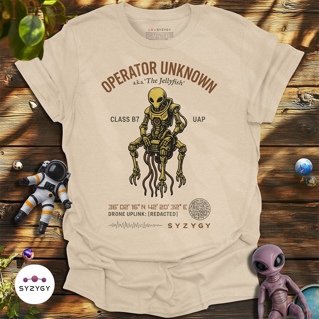 Syzygy Supply T-Shirt Sand / S Operator Unknown T-shirt Space Aliens UFO Apparel