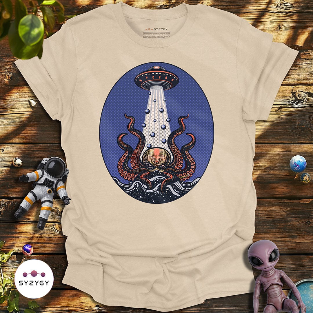 Syzygy Supply T-Shirt Sand / S Tentacle Takeover T-shirt Space Aliens UFO Apparel