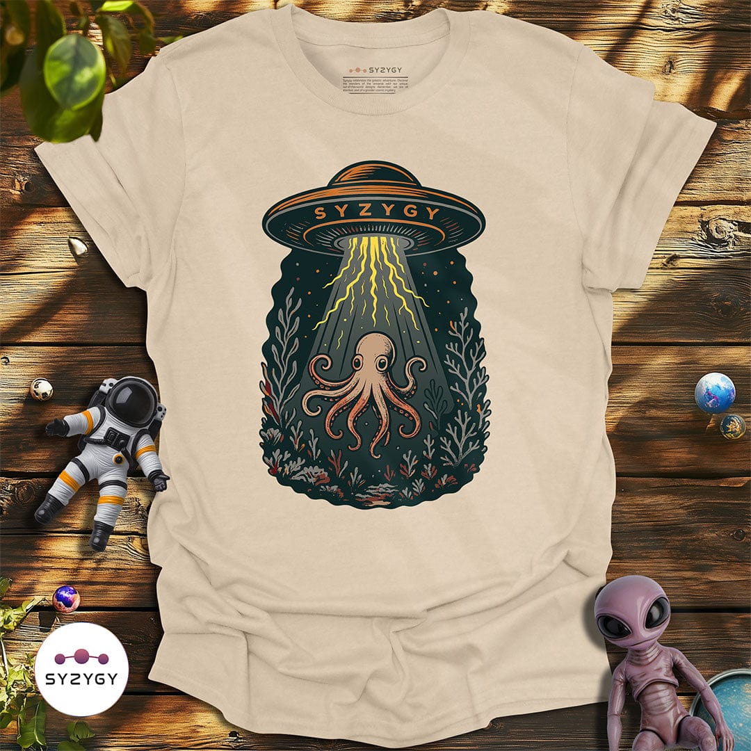 Syzygy Supply T-Shirt Sand / S Undersea Encounter T-shirt Space Aliens UFO Apparel