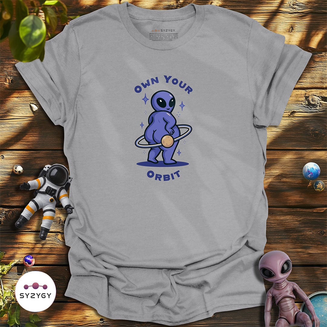 Syzygy Supply T-Shirt Sport Grey / S Own Your Orbit T-shirt Space Aliens UFO Apparel