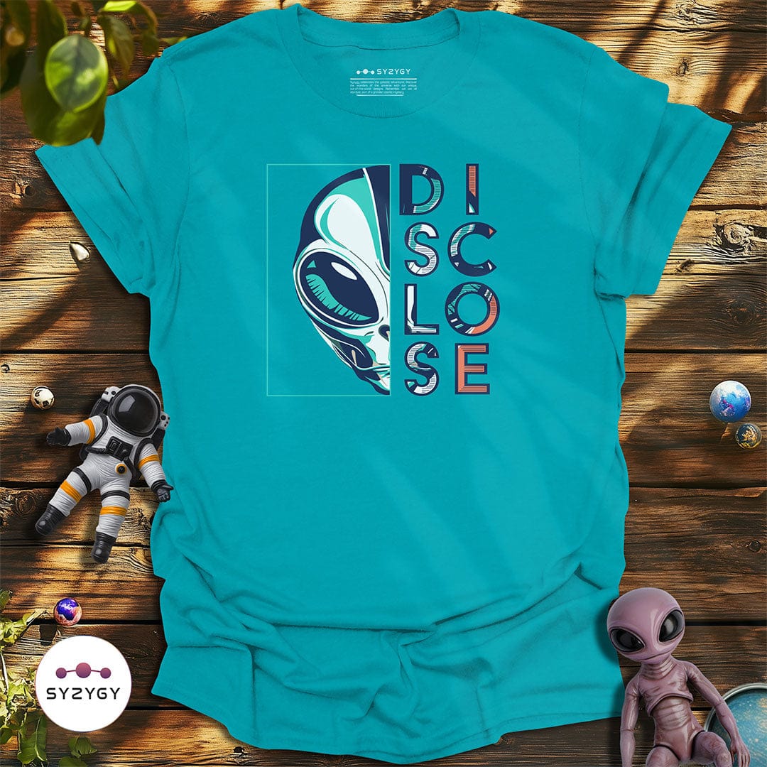 Syzygy Supply T-Shirt Tropical Blue / S Disclose T-shirt Space Aliens UFO Apparel
