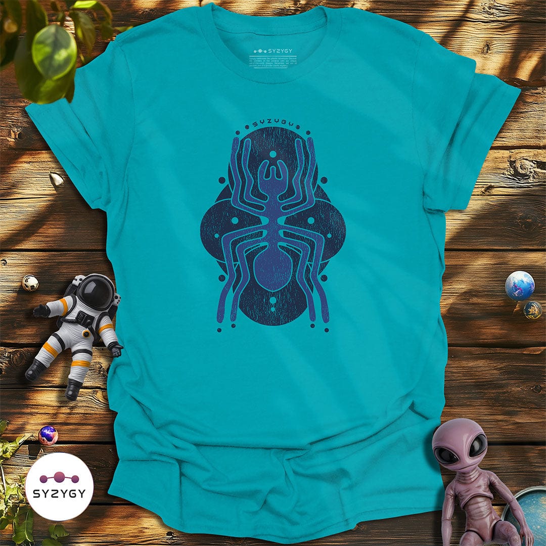 Syzygy Supply T-Shirt Tropical Blue / S Glyphwalker T-shirt Space Aliens UFO Apparel