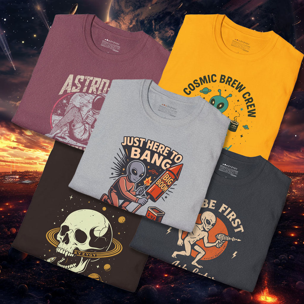 Big Bang Bundle 5-Pack: Save $5 Per Shirt!
