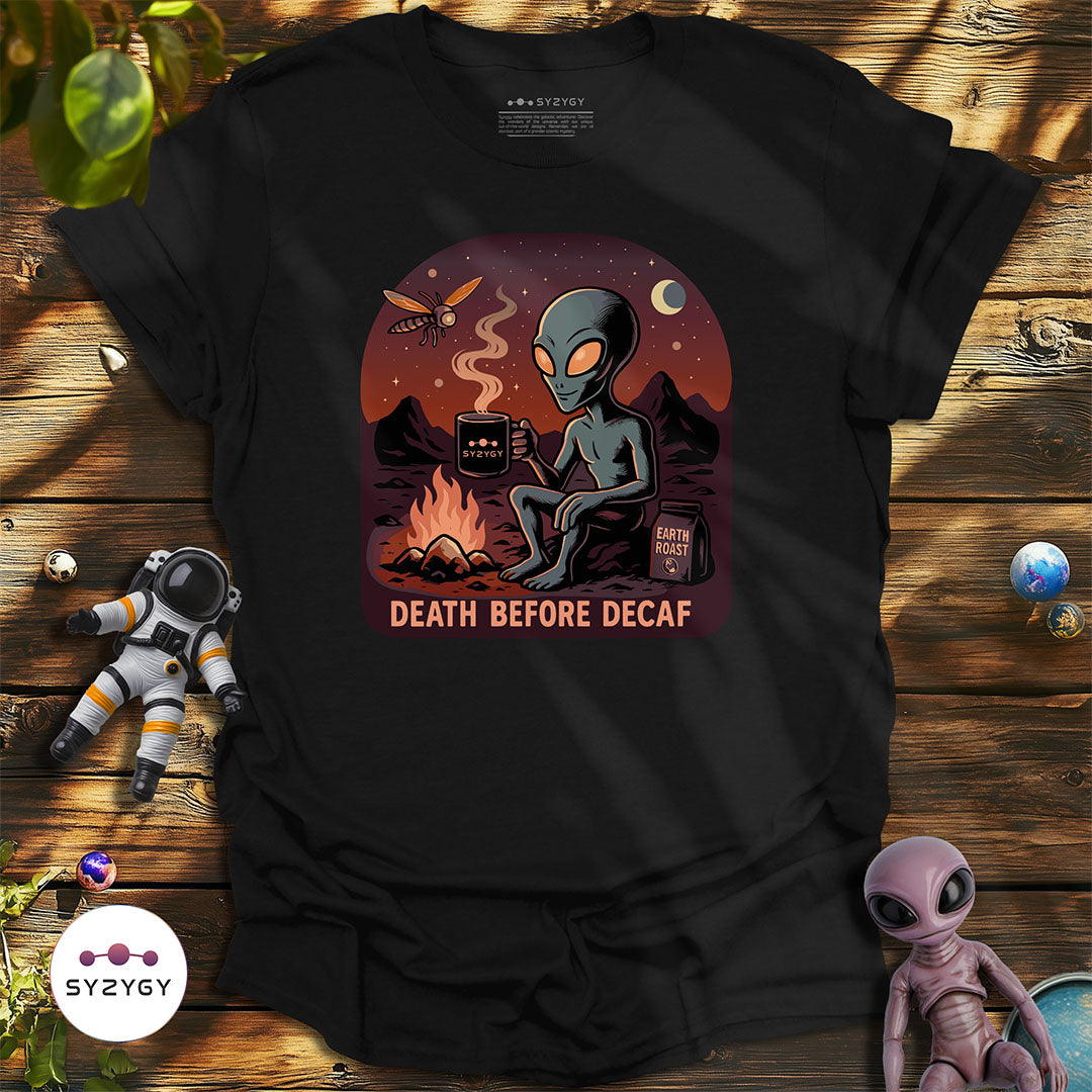Death Before Decaf T-shirt