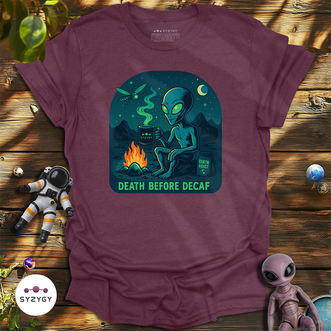 Death Before Decaf T-shirt