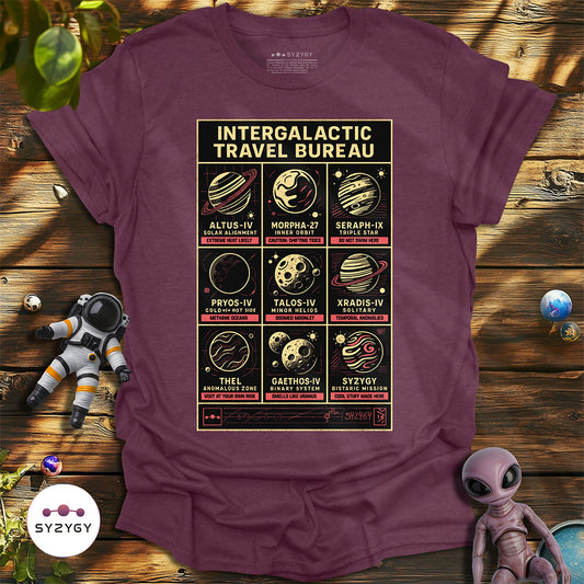 Intergalactic Travel Bureau T-shirt