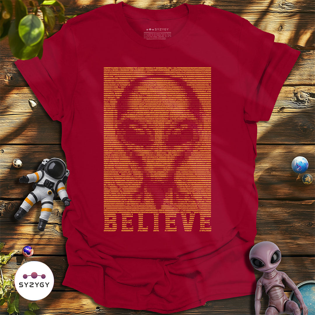 Scanline Message T-shirt