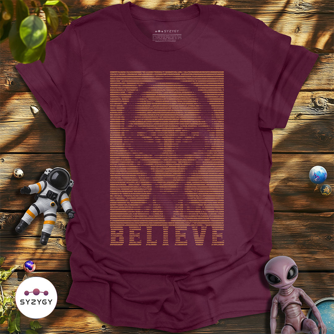 Scanline Message T-shirt