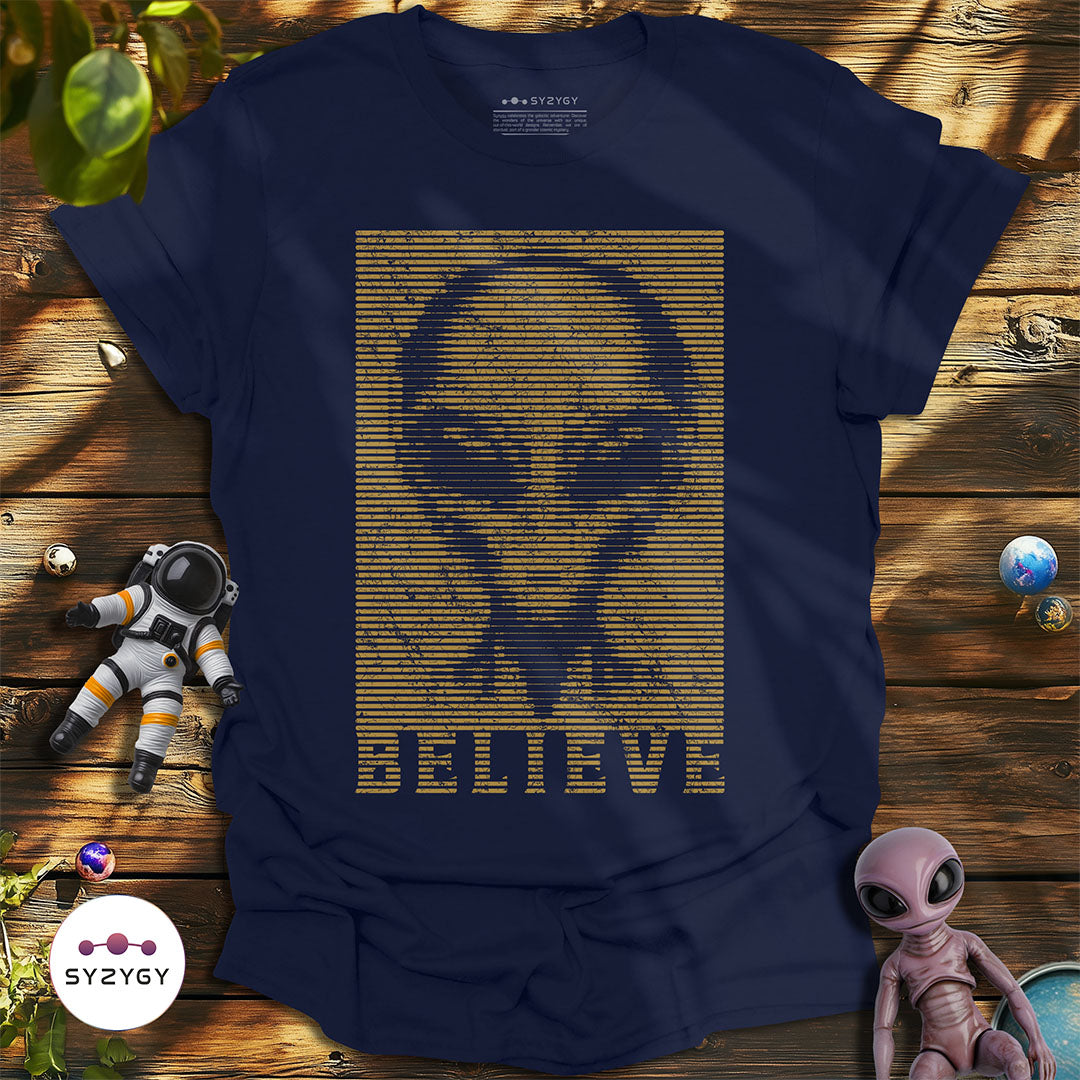 Scanline Message T-shirt