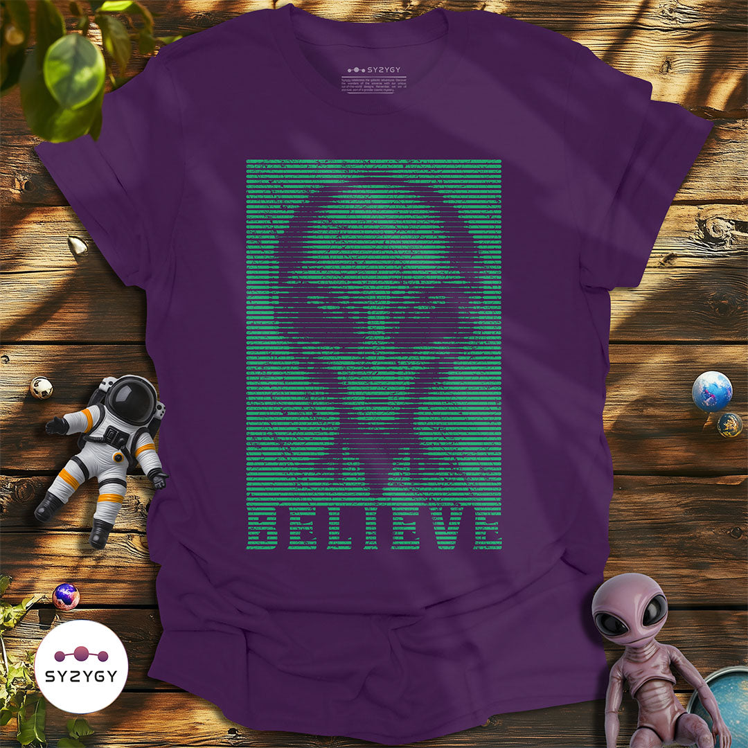 Scanline Message T-shirt