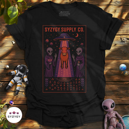 Syzygy Supply T-Shirt Black / S Abduction Altar T-shirt Space Aliens UFO Apparel