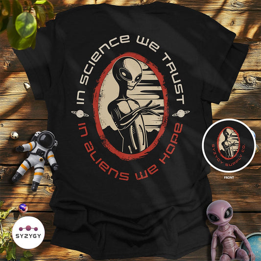 Syzygy Supply T-Shirt Black / S Believer's Creed T-shirt Space Aliens UFO Apparel