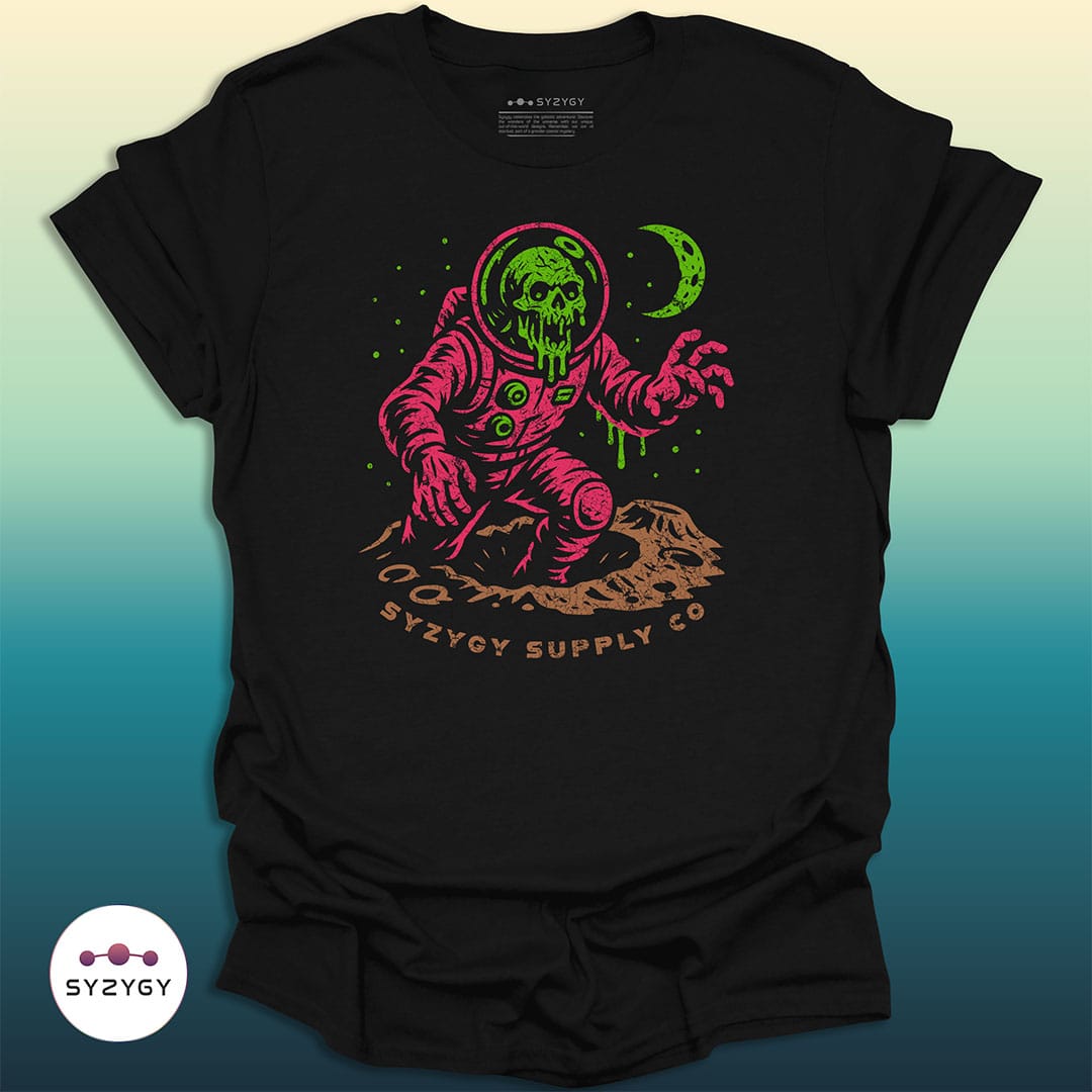 Syzygy Supply T-Shirt Black / S Crater Crawler T-shirt Space Aliens UFO Apparel
