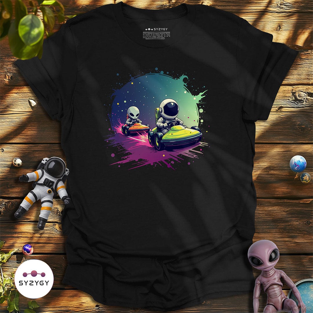 Syzygy Supply T-Shirt Black / S Galactic Race T-shirt Space Aliens UFO Apparel