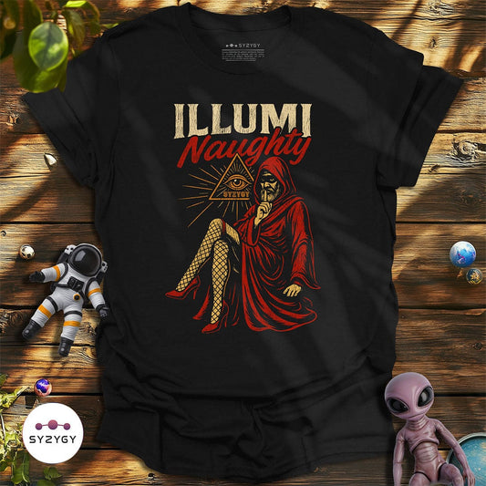Syzygy Supply T-Shirt Black / S Illuminaughty T-shirt Space Aliens UFO Apparel