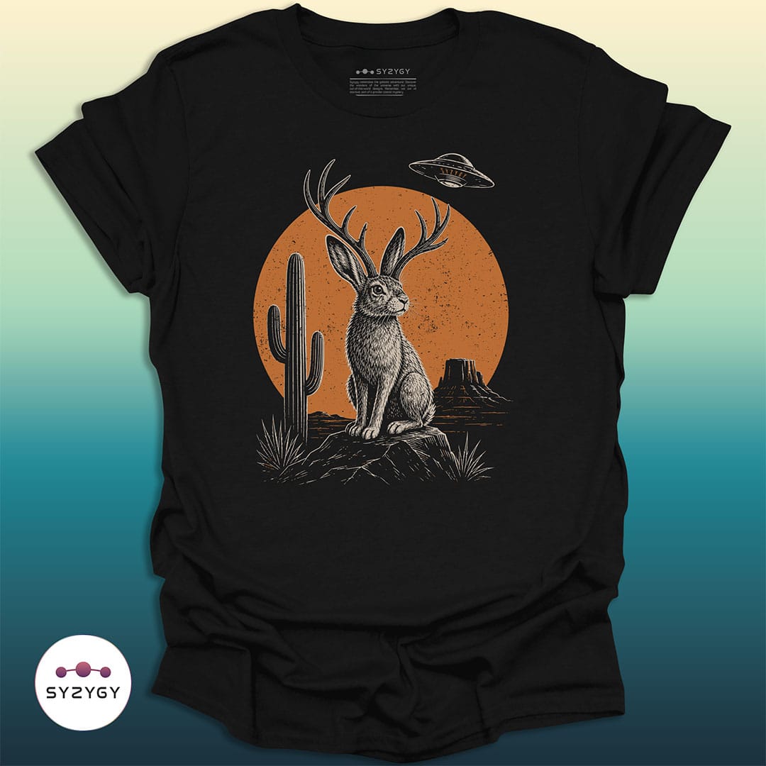 Syzygy Supply T-Shirt Black / S Jackalope Witness T-shirt Space Aliens UFO Apparel