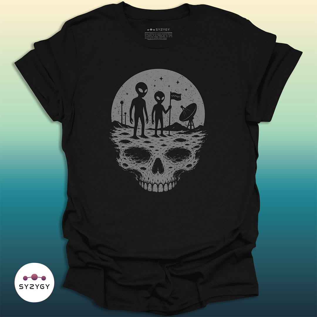 Syzygy Supply T-Shirt Black / S Lunar Remains T-shirt Space Aliens UFO Apparel