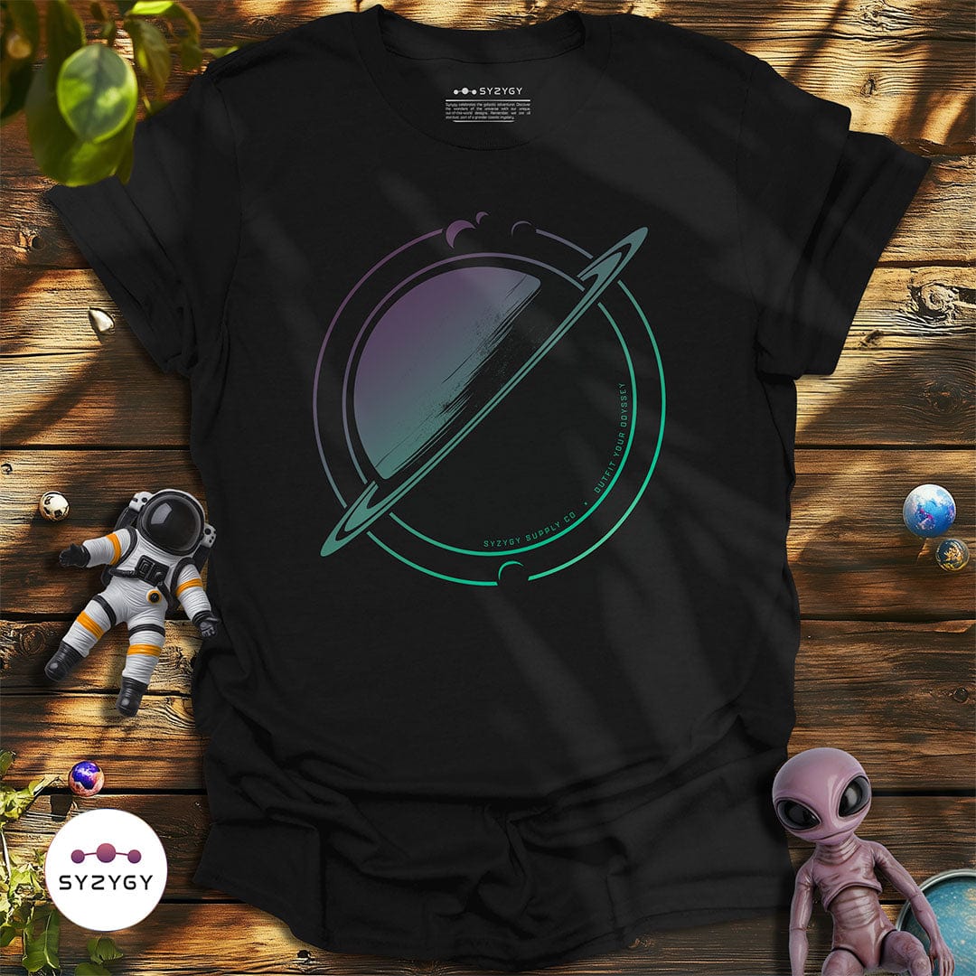 Syzygy Supply T-Shirt Black / S Orbital Lines T-shirt Space Aliens UFO Apparel