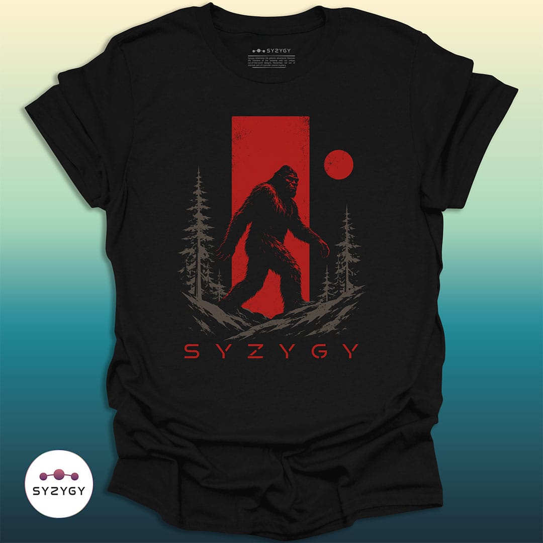 Syzygy Supply T-Shirt Black / S Shadow of the Pines T-shirt Space Aliens UFO Apparel