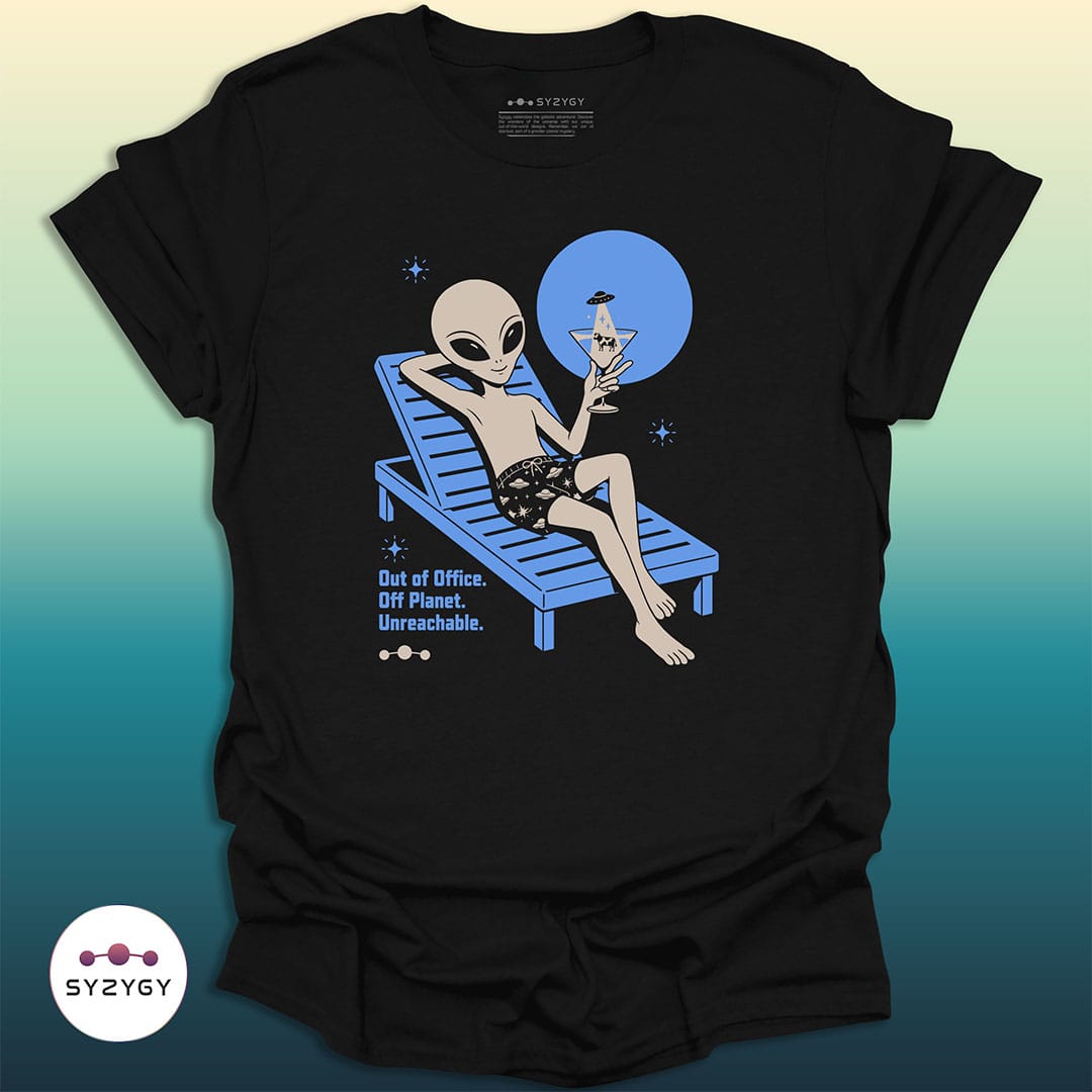 Syzygy Supply T-Shirt Black / S Unreachable T-shirt Space Aliens UFO Apparel