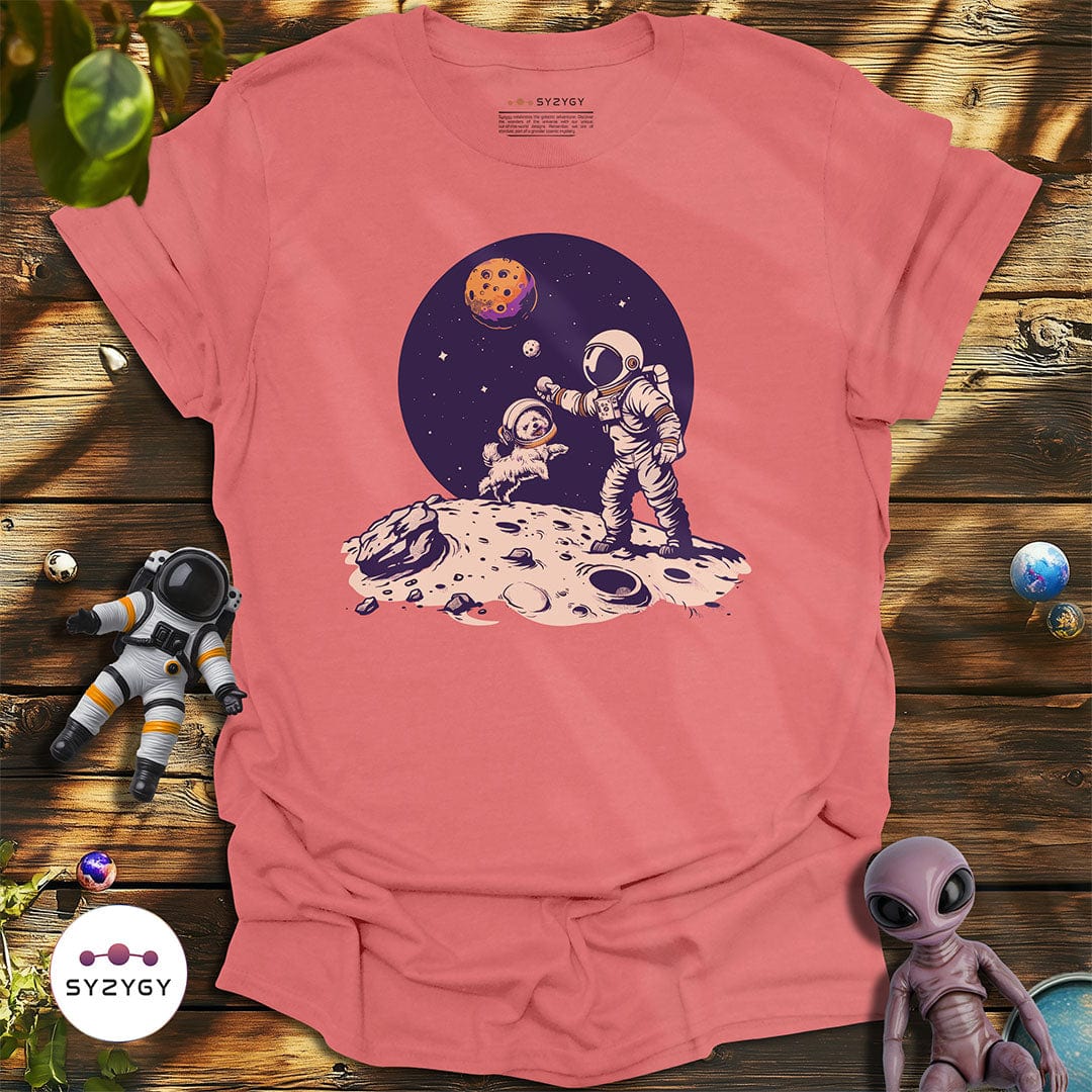 Syzygy Supply T-Shirt Coral Silk / S Cosmic Fetch T-shirt Space Aliens UFO Apparel