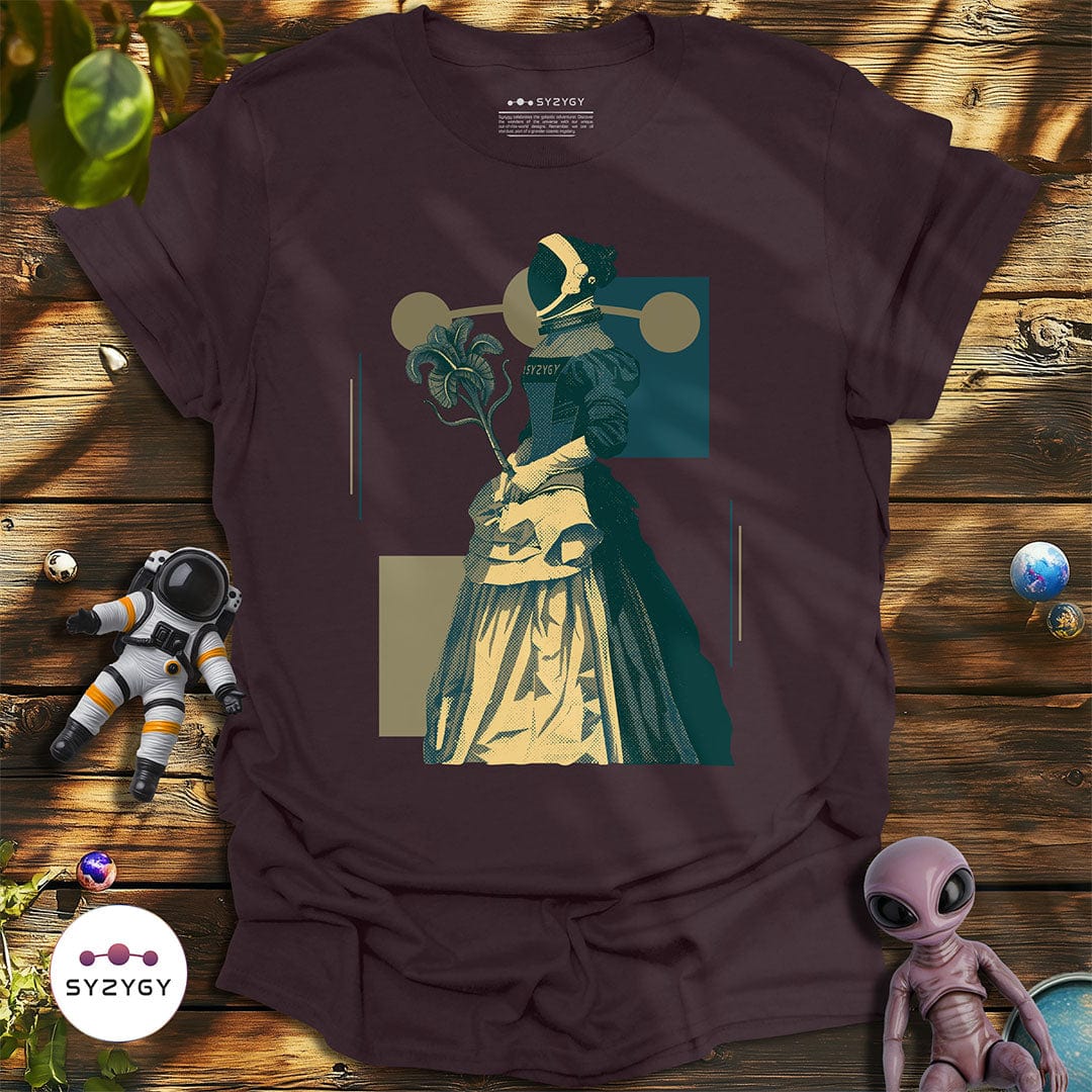 Syzygy Supply T-Shirt Dark Chocolate / S Galactic Elegance T-shirt Space Aliens UFO Apparel