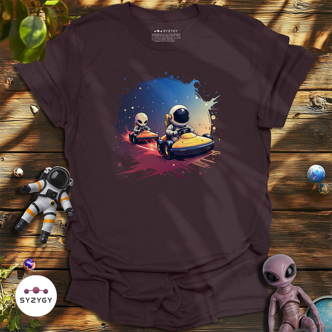 Syzygy Supply T-Shirt Dark Chocolate / S Galactic Race T-shirt Space Aliens UFO Apparel