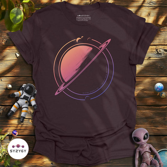 Syzygy Supply T-Shirt Dark Chocolate / S Orbital Lines T-shirt Space Aliens UFO Apparel