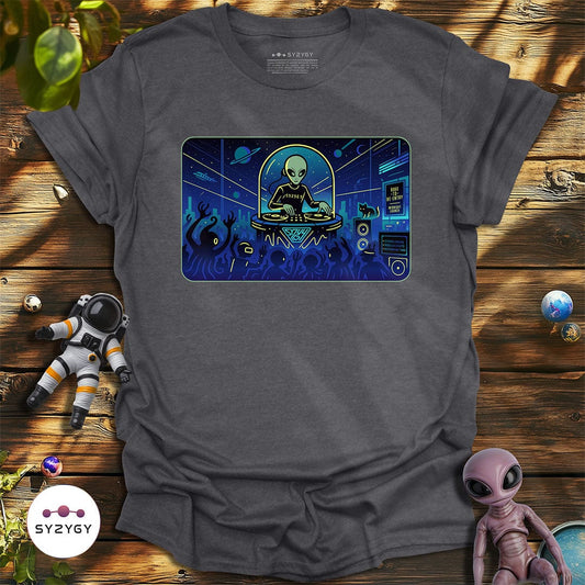 Syzygy Supply T-Shirt Dark Heather Grey / S Nebular Nightlife T-shirt Space Aliens UFO Apparel