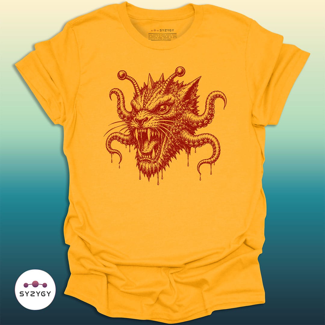 Syzygy Supply T-Shirt Gold / S Vorren Beast T-shirt Space Aliens UFO Apparel