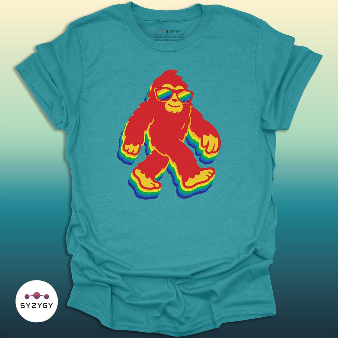 Syzygy Supply T-Shirt Heather Galapagos Blue / S Hide & Chic T-shirt Space Aliens UFO Apparel